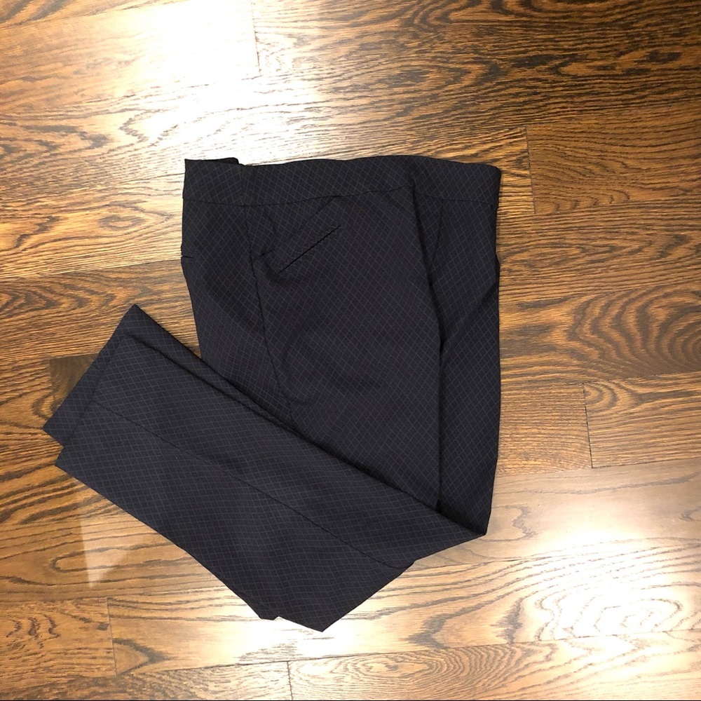 Navy Straight-leg Pants